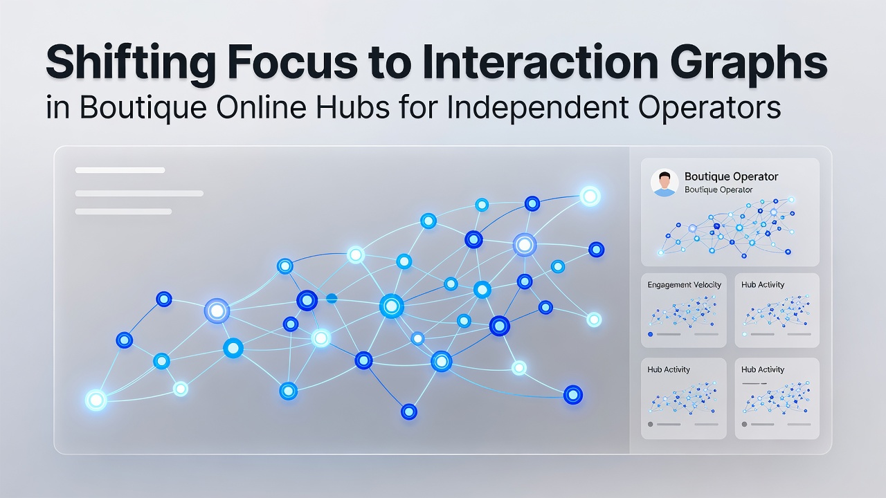 Shifting Focus to Interaction Graphs in Boutique Online Hubs for Independent Operators